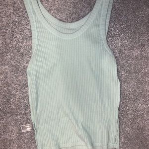 Mint green tank